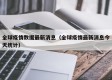 全球疫情数据最新消息（全球疫情最新消息今天统计）